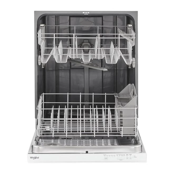 Whirlpool Built-in Dishwasher - 55 DBA - Triple Filtration - White - 24-in - Energy Star Certified 3 Whirlpool Built-in Dishwasher - 55 DBA - Triple Filtration - White - 24-in - Energy Star Certified - Image 3