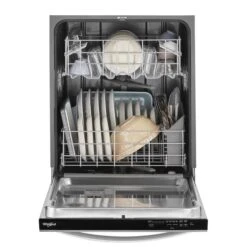 Whirlpool 55 DBA Filtration Built-in Dishwasher - Stainless Steel - 24-in Energy Star Certified -Cheap My Cook Nest Store 30006777c L