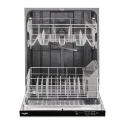 Whirlpool 55 DBA Filtration Built-in Dishwasher (Fingerprint Resistant Stainless Steel) 24-in Energy Star -Cheap My Cook Nest Store 30006781b L