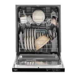 Whirlpool 55 DBA Filtration Built-in Dishwasher (Fingerprint Resistant Stainless Steel) 24-in Energy Star -Cheap My Cook Nest Store 30006781c L