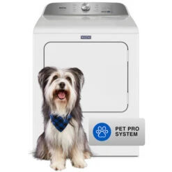 Maytag Pet Pro 7-cu Ft Electric Dryer - White