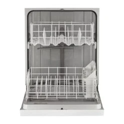 Whirlpool 24-in White Built-In Dishwasher Wiht Quick Cycle - 57-dBA -Cheap My Cook Nest Store 30006926b L