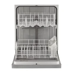Whirlpool 24-in Two-tone Grey Stainless Steel Built-In Dishwasher -Cheap My Cook Nest Store 30006928b L