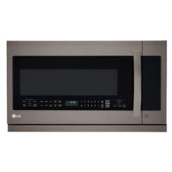 LG Over-the-Range Microwave Oven - 2.2-cu Ft - Black Stainless Steel - Slide-Out ExtendaVent