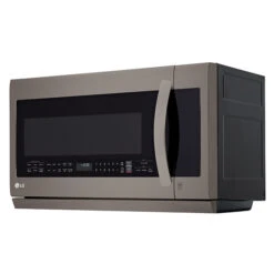 LG Over-the-Range Microwave Oven - 2.2-cu Ft - Black Stainless Steel - Slide-Out ExtendaVent -Cheap My Cook Nest Store 30895066b L