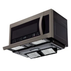 LG Over-the-Range Microwave Oven - 2.2-cu Ft - Black Stainless Steel - Slide-Out ExtendaVent -Cheap My Cook Nest Store 30895066c L