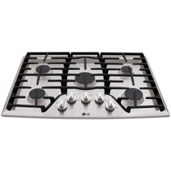 LG Gas Built-In Cooktop - 30-in - Stainless Steel - 17,000 BTU -Cheap My Cook Nest Store 30895067c L