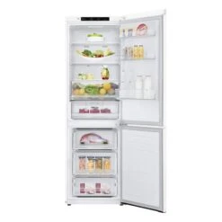 LG Bottom-Freezer Refrigerator With LED Lighting - 12-cu Ft - 24-in - White -Cheap My Cook Nest Store 30895214c L