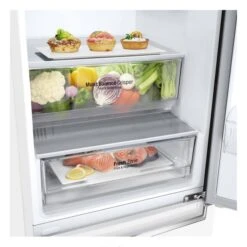 LG Bottom-Freezer Refrigerator With LED Lighting - 12-cu Ft - 24-in - White -Cheap My Cook Nest Store 30895214d L