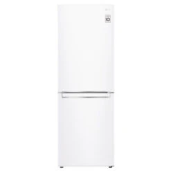 LG 10.8 Cu Ft Standard Depth Bottom-Freezer Refrigerator (Fingerprint-Resistant White)