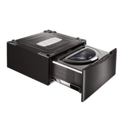 LG 1.1-cu. Ft. 29-in High Efficiency Pedestal Washer (Black Stainless Steel) -Cheap My Cook Nest Store 30895361d L