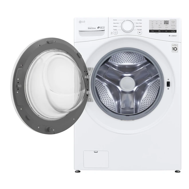 LG 5.2-cu. Ft. High Efficiency Stackable Front-Load Washer (White) ENERGY STAR Certified 2 LG 5.2-cu. Ft. High Efficiency Stackable Front-Load Washer (White) ENERGY STAR Certified - Image 2