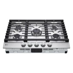 LG 30-in Stainless Steel 5 Burner Gas Cooktop