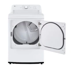 LG 7.3-ft³ White Electric Dryer With Sensor Dry -Cheap My Cook Nest Store 30895411b L