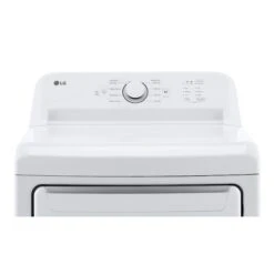 LG 7.3-ft³ White Electric Dryer With Sensor Dry -Cheap My Cook Nest Store 30895411c L