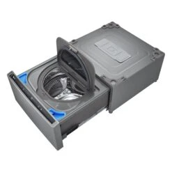 LG 1.1-ft³ Black Stainless Steel 27-in Pedestal Washer -Cheap My Cook Nest Store 30895412c L