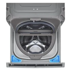 LG 1.1-ft³ Black Stainless Steel 27-in Pedestal Washer -Cheap My Cook Nest Store 30895412d L