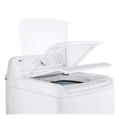 LG 27-in White 4.8-ft³ Top Load Washer -Cheap My Cook Nest Store 30895415e L