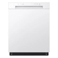 LG 24-in 2-Rack White Built-In Dishwasher With Dynamic Dry -Cheap My Cook Nest Store 30895421 L