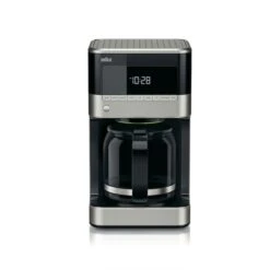 Braun BrewSense 12-Cup Drip Coffee Maker With Glass Carafe (Stainless Steel/Black)