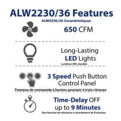 Cyclone 36-in Wall-Mounted Range Hood (Stainless Steel) -Cheap My Cook Nest Store 330008665 AlternateImage3 l