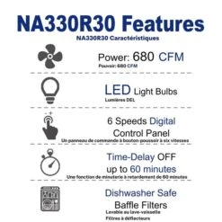 Cyclone 30-in Undercabinet Range Hood (Stainless Steel) -Cheap My Cook Nest Store 330008675 AlternateImage3 l