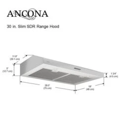 Ancona 30-in Undercabinet Range Hood (Stainless Steel) -Cheap My Cook Nest Store 330009880 AlternateImage4 l
