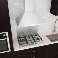 Ancona 30-in Wall-Mounted Range Hood (White) -Cheap My Cook Nest Store 330009937 AlternateImage3 l