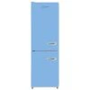 Iio Retro-Mod 11-cu Ft Light Blue Standard-Depth Bottom-Freezer Refrigerator - Energy Star-Certified