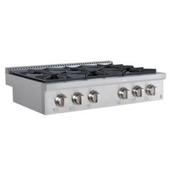 Ancona 36-in 6 Burners Stainless Steel Gas Cooktop -Cheap My Cook Nest Store 330967866 AlternateImage3 l