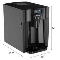 Costway 36-lb Black Drop-Down Door Portable/Countertop Commercial Bullet Ice Maker -Cheap My Cook Nest Store 330972987 AlternateImage1 l