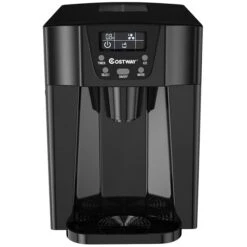 Costway 36-lb Black Drop-Down Door Portable/Countertop Commercial Bullet Ice Maker -Cheap My Cook Nest Store 330972987 AlternateImage4 l