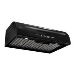 Unique Classic Retro 30-in 700 CFM Ducted Midnight Black Undercabinet Range Hood With Charcoal Filter Included -Cheap My Cook Nest Store 330975675 AlternateImage2 l