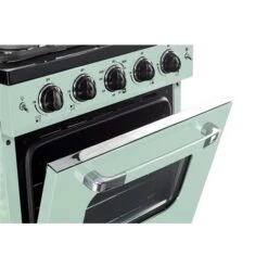 Unique Classic Retro Summer Mint Green 24-in 4 Burners 2.9-cu Ft Manual Cleaning Convection Oven Freestanding Gas Range -Cheap My Cook Nest Store 330975677 AlternateImage4 l