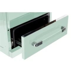 Unique Classic Retro Summer Mint Green 24-in 4 Burners 2.9-cu Ft Manual Cleaning Convection Oven Freestanding Gas Range -Cheap My Cook Nest Store 330975677 AlternateImage5 l