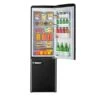 Unique Classic Retro Midnight Black 9-cu Ft 21.6-in Standard-Depth Bottom-Freezer Energy Star Certified Refrigerator