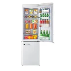 Unique Classic Retro Marshmallow White 9-cu Ft 21.6-in Standard-Depth Bottom-Freezer Energy Star Certified Refrigerator -Cheap My Cook Nest Store 330975682 AlternateImage3 l