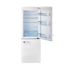 Unique Classic Retro Marshmallow White 7-cu Ft 21.6-in Standard-Depth Bottom-Freezer Energy Star Certified Refrigerator -Cheap My Cook Nest Store 330975684 AlternateImage4 l