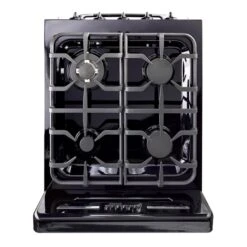 Unique Classic Retro Black 24-in 4 Burners 2.9-cu Ft Manual Cleaning Convection Oven Freestanding Gas Range 9 Unique Classic Retro Black 24-in 4 Burners 2.9-cu Ft Manual Cleaning Convection Oven Freestanding Gas Range -Cheap My Cook Nest Store 330975691 AlternateImage1 l