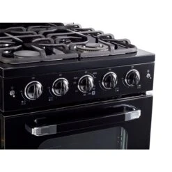 Unique Classic Retro Black 24-in 4 Burners 2.9-cu Ft Manual Cleaning Convection Oven Freestanding Gas Range 7 Unique Classic Retro Black 24-in 4 Burners 2.9-cu Ft Manual Cleaning Convection Oven Freestanding Gas Range -Cheap My Cook Nest Store 330975691 AlternateImage3 l