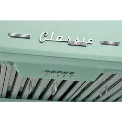 Unique Classic Retro 30-in 700 CFM Ducted Summer Mint Green Undercabinet Range Hood With Charcoal Filter Included -Cheap My Cook Nest Store 330975694 AlternateImage2 l