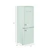 Unique Classic Retro Summer Mint Green 7-cu Ft 21.6-in Standard-Depth Bottom-Freezer Energy Star Certified Refrigerator
