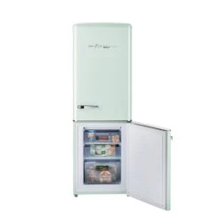 Unique Classic Retro Summer Mint Green 7-cu Ft 21.6-in Standard-Depth Bottom-Freezer Energy Star Certified Refrigerator -Cheap My Cook Nest Store 330975699 AlternateImage4 l