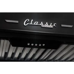 Unique Classic Retro 24-in 500 CFM Ducted Midnight Black Undercabinet Range Hood With Charcoal Filter Included -Cheap My Cook Nest Store 330975700 AlternateImage2 l