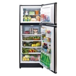Unique Off-Grid Stainless Steel 10.3-cu Ft 290-L Standard-Depth Top-Freezer Solar Powered Refrigerator -Cheap My Cook Nest Store 330975706 AlternateImage2 l