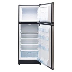Unique Off-Grid Stainless Steel 10.3-cu Ft 290-L Standard-Depth Top-Freezer Solar Powered Refrigerator -Cheap My Cook Nest Store 330975706 AlternateImage3 l