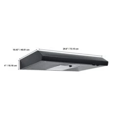 Aria 30-in Black Under Cabinet Range Hood With Charcoal Filter -Cheap My Cook Nest Store 330977889 AlternateImage1 l