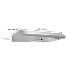 Aria 30-in Convertible Stainless Steel Under Cabinet Range Hood With Charcoal Filter -Cheap My Cook Nest Store 330977891 AlternateImage1 l