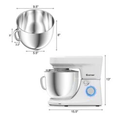Costway 7-L 6-Speed White Commercial/Residential Stand Mixer -Cheap My Cook Nest Store 330989783 AlternateImage1 l