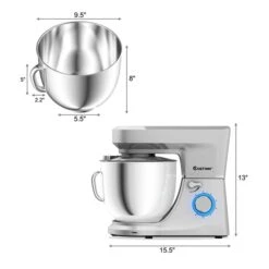 Costway 7-L 6-Speed Silver Commercial/Residential Stand Mixer -Cheap My Cook Nest Store 330989793 AlternateImage1 l